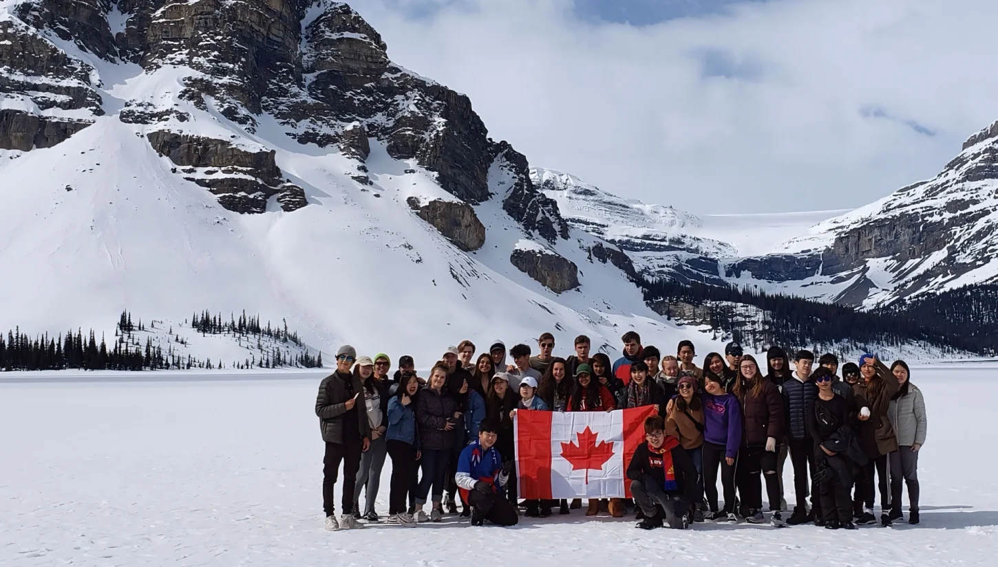 Estudiantes durante una experiencia educativa internacional en Canadá